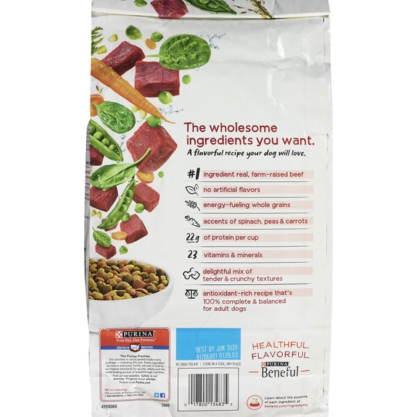 Beneful Originals Dog Food, Real Beef, 3.5 lb
