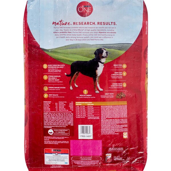 Purina ONE Chicken & Rice Formula Adult Dog Food, 16.5 lb