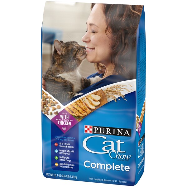 Purina Cat Chow Complete Dry Cat Food, 3.15 lb