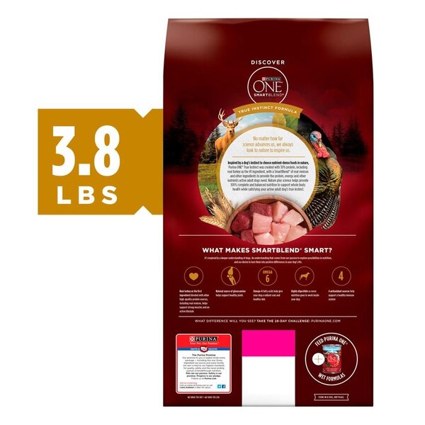 Purina ONE SmartBlend True Instinct Turkey & Venison Dry Dog Food