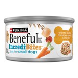Purina Beneful IncrediBites with Real Chicken, Tomatoes, Carrots, & Wild Rice, 3 oz, thumbnail image
