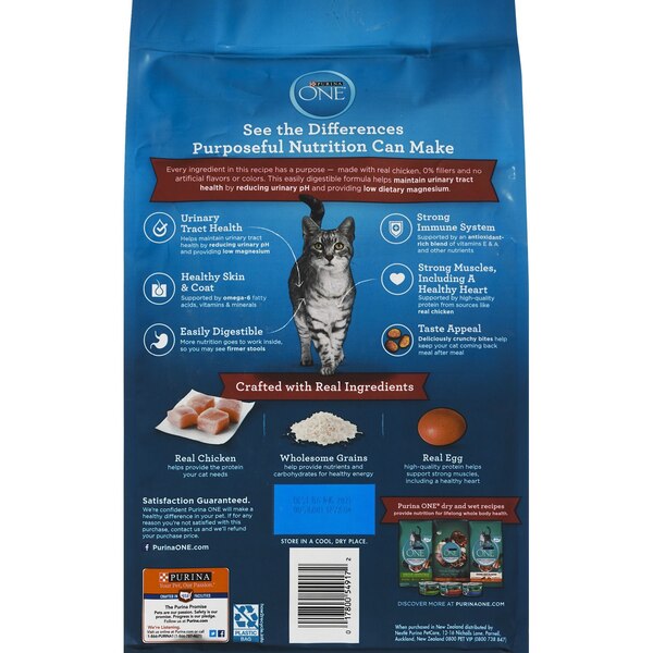 Purina ONE Purposeful Nutrition Urinary Tract Health Formula, Cat Food, 3.5 lb