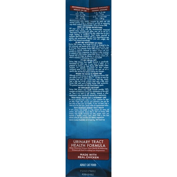 Purina ONE Purposeful Nutrition Urinary Tract Health Formula, Cat Food, 3.5 lb