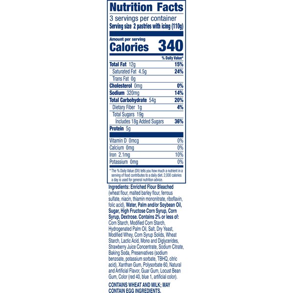 Pillsbury Toaster Strudel Strawberry, 6 ct, 11.7 oz