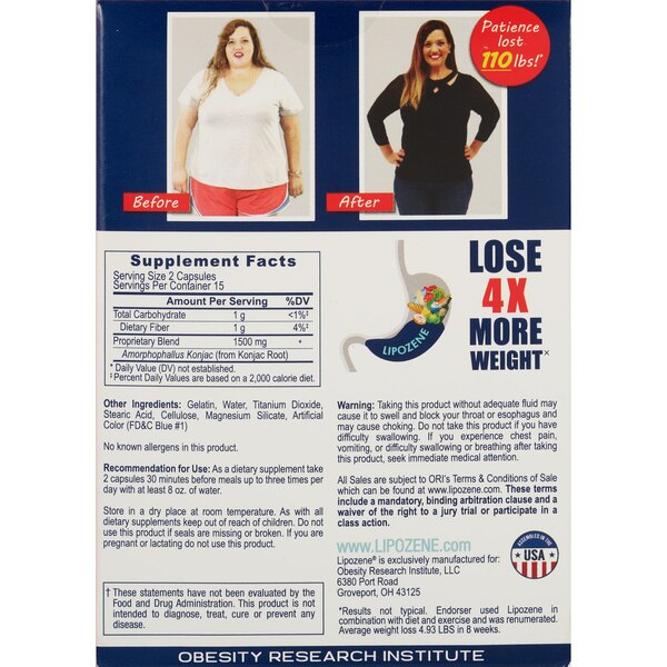 Lipozene Maximum Strength Capsules