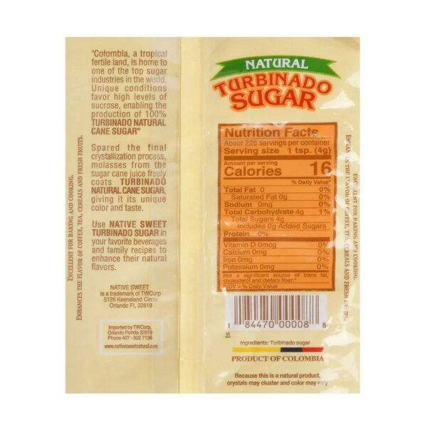 CONCHITA NATIVE SWEET TURBINADO SUGAR 32OZ