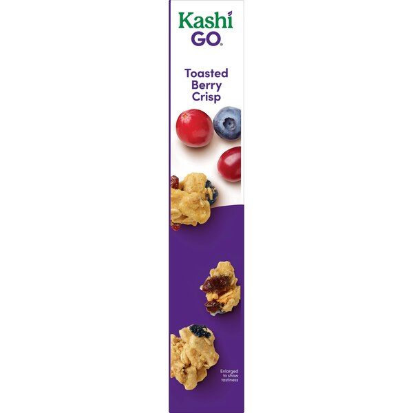 Kashi GO Toasted Berry Crisp Breakfast Cereal, 14 oz