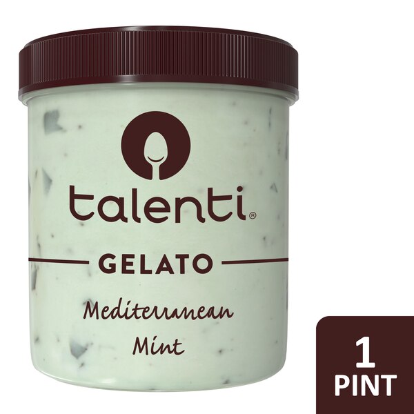 Talenti Mediterranean Mint Gelato For a Delicious Frozen Dessert, 11.1 oz