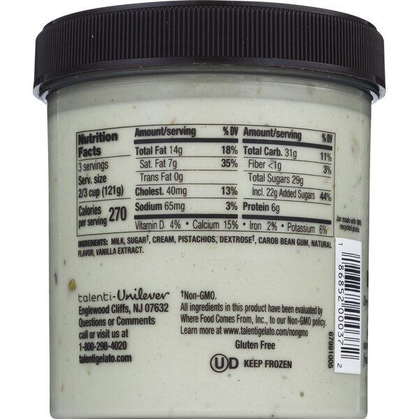 Talenti Gelato Pacific Coast Pistachio, 16 oz