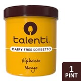 Talenti Alphonso Mango Sorbetto Frozen Dessert, 11.1 OZ, thumbnail image