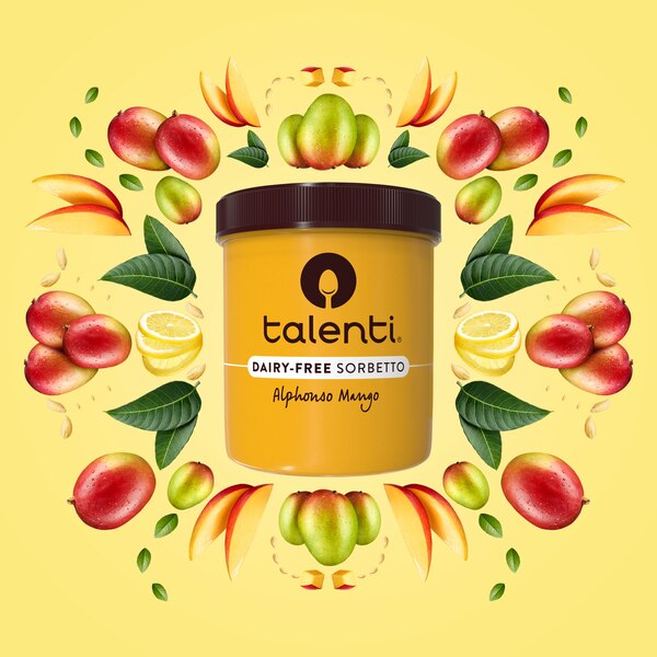 Talenti Alphonso Mango Sorbetto Frozen Dessert, 11.1 OZ