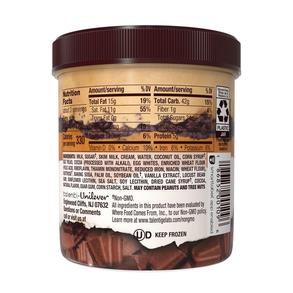 Talenti Salted Caramel Truffle Gelato Layers, 11.6 OZ