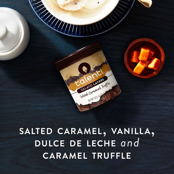 Talenti Salted Caramel Truffle Gelato Layers, 11.6 OZ
