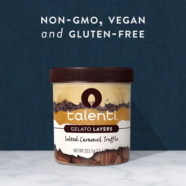 Talenti Salted Caramel Truffle Gelato Layers, 11.6 OZ