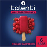 Talenti Roman Raspberry Mini Sorbetto Fruit Frozen Dessert, 6 CT, thumbnail image