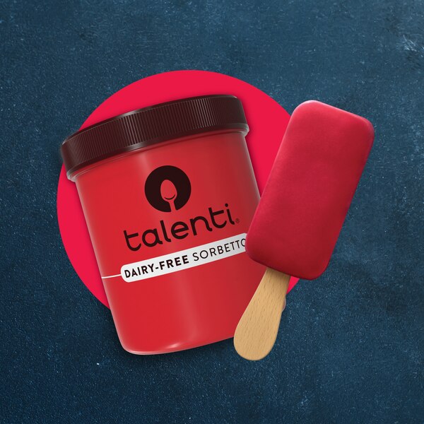 Talenti Roman Raspberry Mini Sorbetto Fruit Frozen Dessert, 6 CT