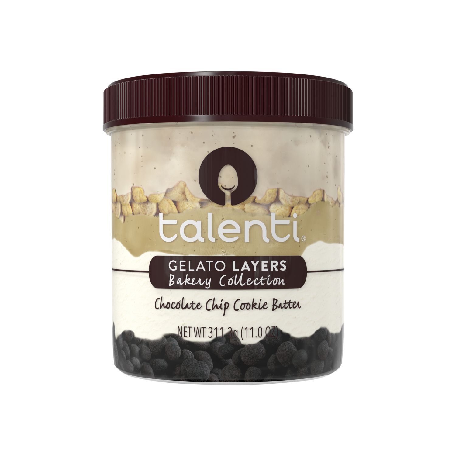 Talenti, Chocolate Cookie Batter Layer Gelato, 3.91 oz