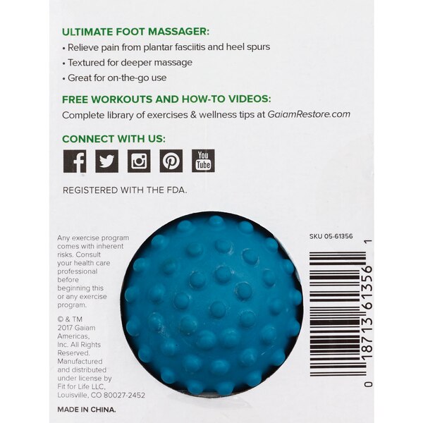 Gaiam Restore Ultimate Foot Massager