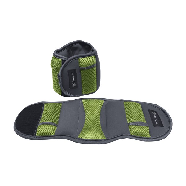Gaiam Restore Ankle Weights, 4LB Pair