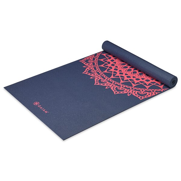Gaiam 4mm Yoga Mat Pink Marrakesh