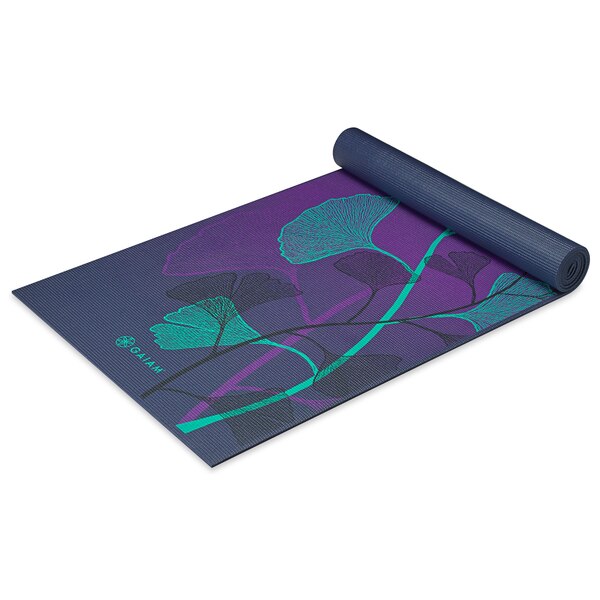 Gaiam 6mm Yoga Mat Lily Shadows