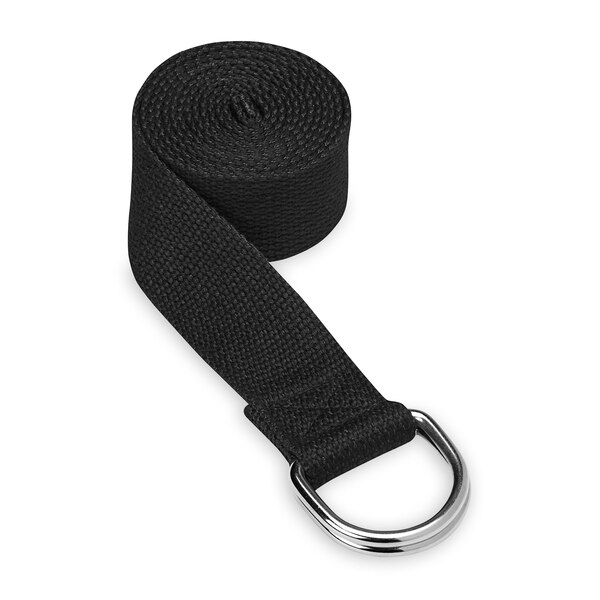 Gaiam Yoga Block and Strap Combo, Black