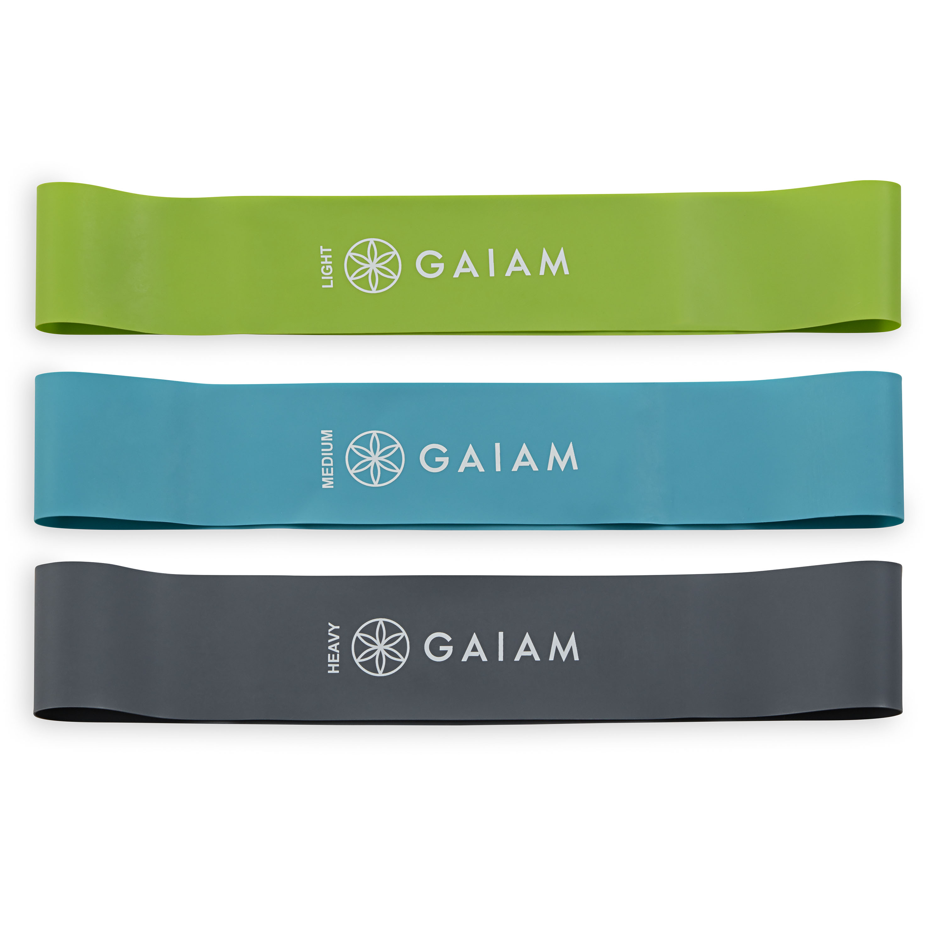 Gaiam Restore Mini Loop Bands, 3-Pack