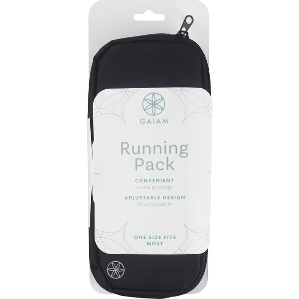 Gaiam Stash-It Belt, Black