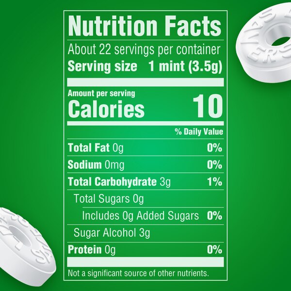 Life Savers Wint-O-Green Sugar Free Breath Mints Hard Candy, Bag, 2.75 oz