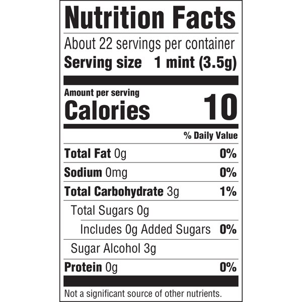 Life Savers Wint-O-Green Sugar Free Breath Mints Hard Candy, Bag, 2.75 oz