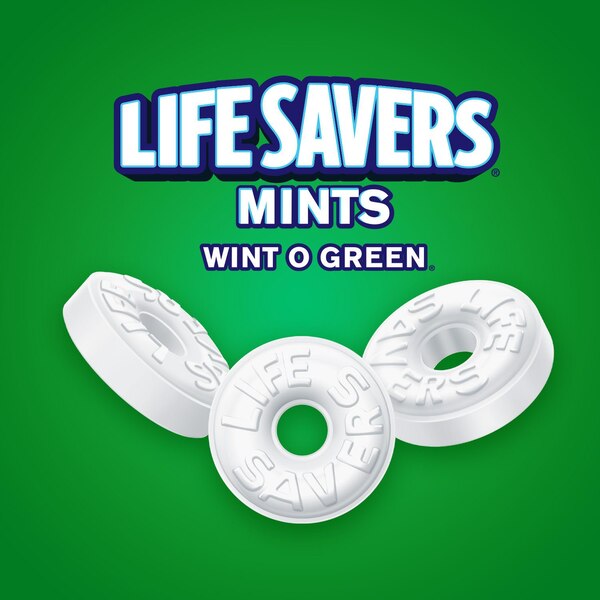 Life Savers Wint-O-Green Breath Mints Hard Candy, 6.25 oz