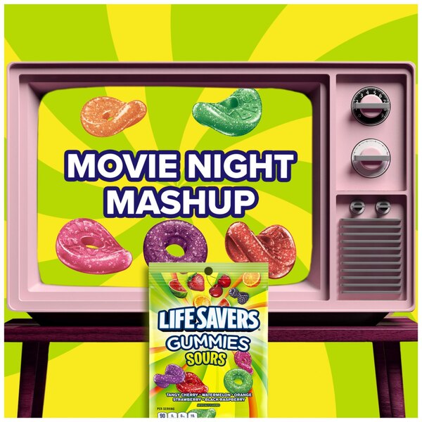 Life Savers, Sour Gummy Candy Bag, 7 Oz
