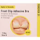 Forever 21 Front Clip Adhesive Bra, Beige, Size B, thumbnail image