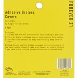 Forever 21 Lace Adhesive Braless Covers, Black, One Size, 1 Pair, thumbnail image