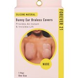 Forever 21 Bunny Ear Silicone Adhesive Braless Covers, Nude, One Size, 1 Pair, thumbnail image