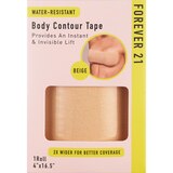 Forever 21 Body Contour Tape, Beige, 4 in. x 16.5 in. , thumbnail image