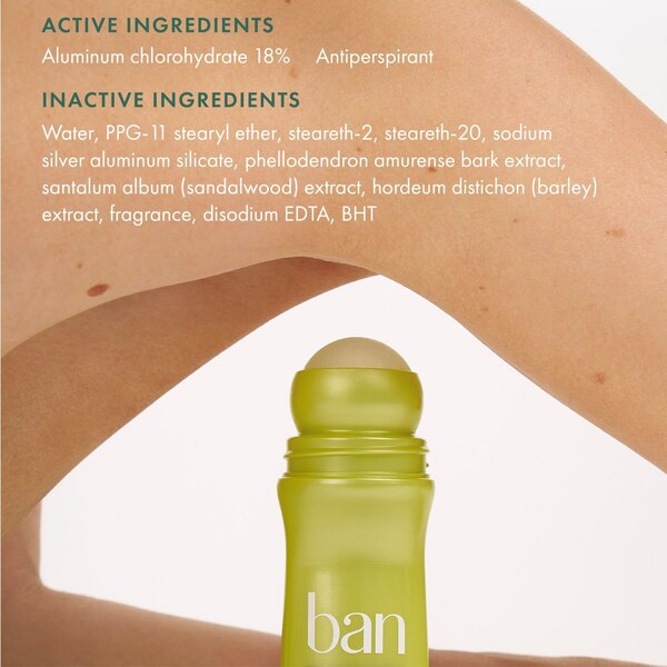 Ban 24-Hour Antiperspirant & Deodorant Roll-On, Powder Fresh, 3.5 OZ