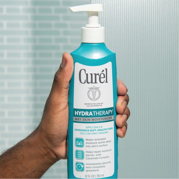 Curel Hydra Therapy Wet Skin Moisturizer, 12 OZ