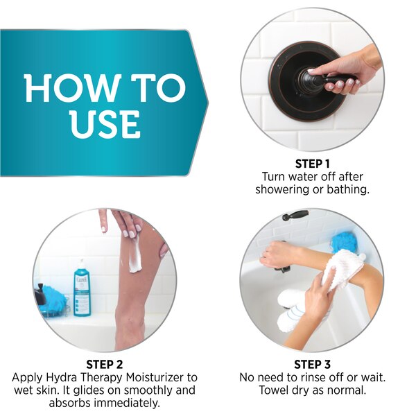 Curel Hydra Therapy Wet Skin Moisturizer, 12 OZ