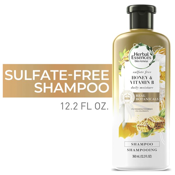 Herbal Essences Bio:Renew Honey & Vitamin B Sulfate-Free Moisture Shampoo, 12.2 OZ