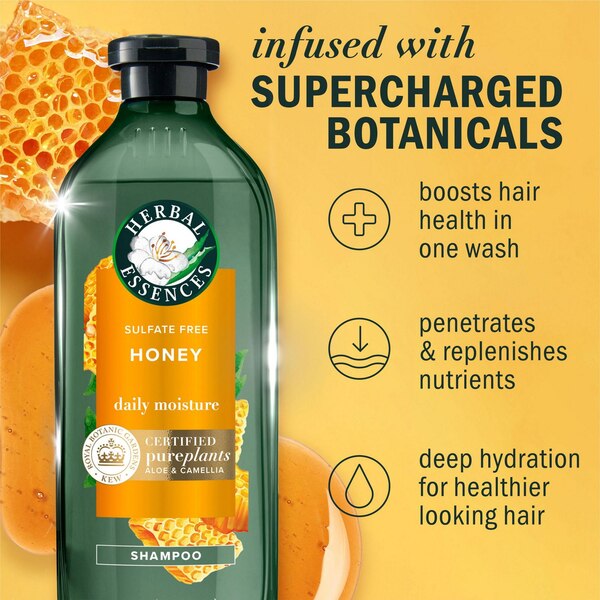 Herbal Essences Bio:Renew Honey & Vitamin B Sulfate-Free Moisture Shampoo, 12.2 OZ