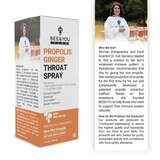 BEE&YOU Propolis+Ginger+Raw Honey Throat Spray, 1 Fl Oz, thumbnail image
