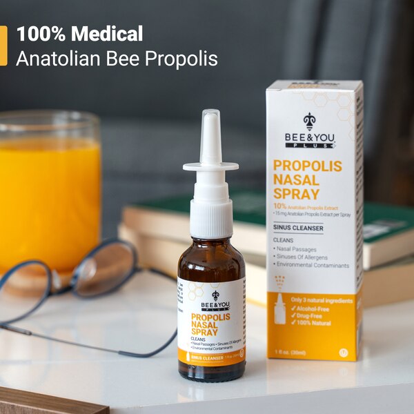 BEE&YOU Propolis Nasal Spray, 1 Fl Oz