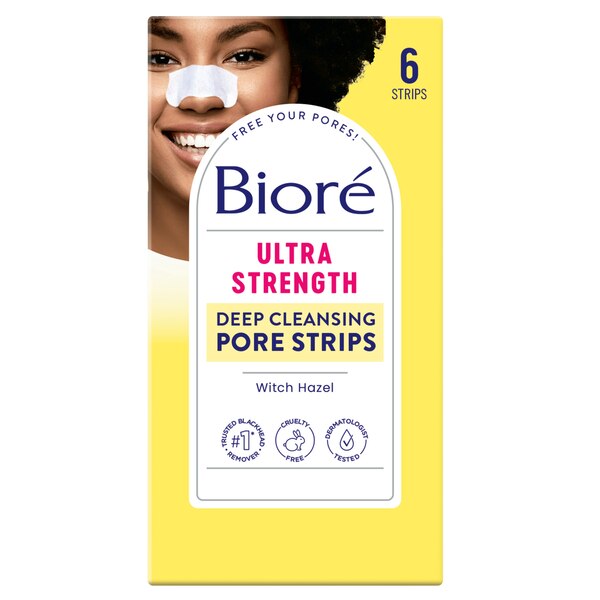 Biore - Tiras para la limpieza ultraprofunda de poros, 6 u.