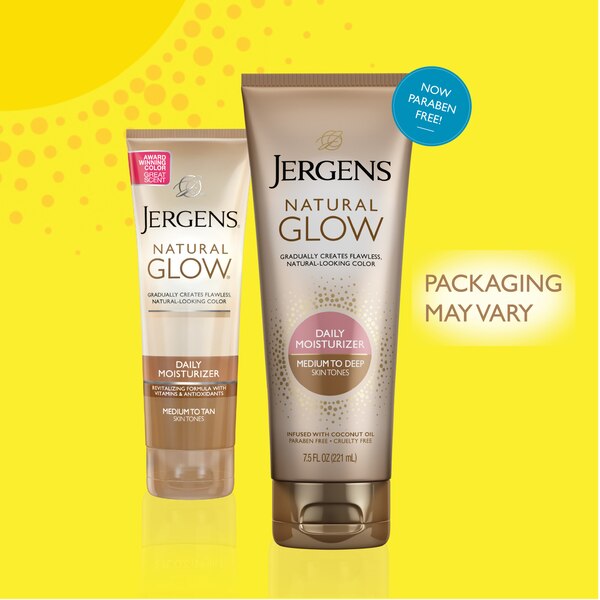 Jergens Natural Glow Daily Moisturizer, Medium/Tan