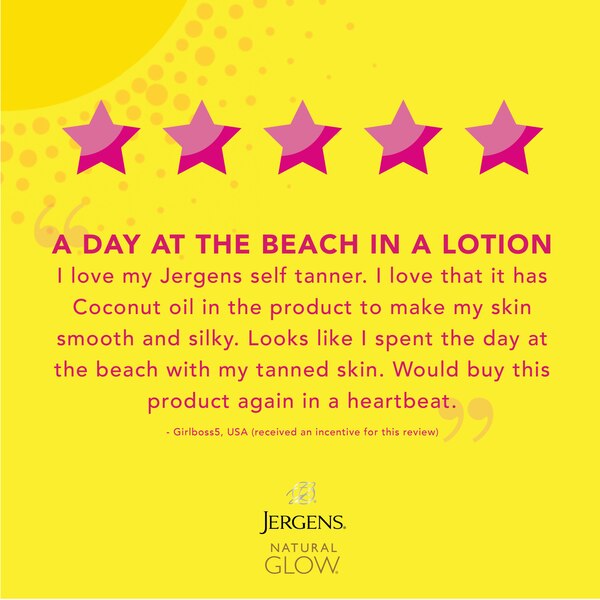 Jergens Natural Glow Daily Moisturizer, Medium/Tan