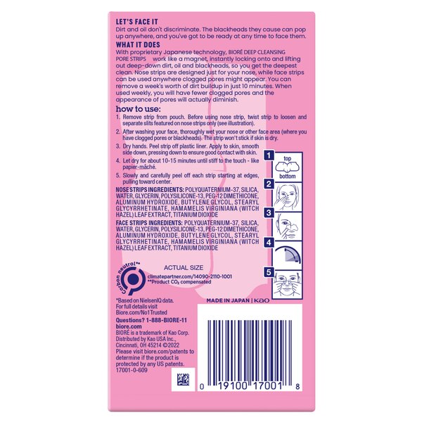 Biore Deep Cleansing Pore Strips