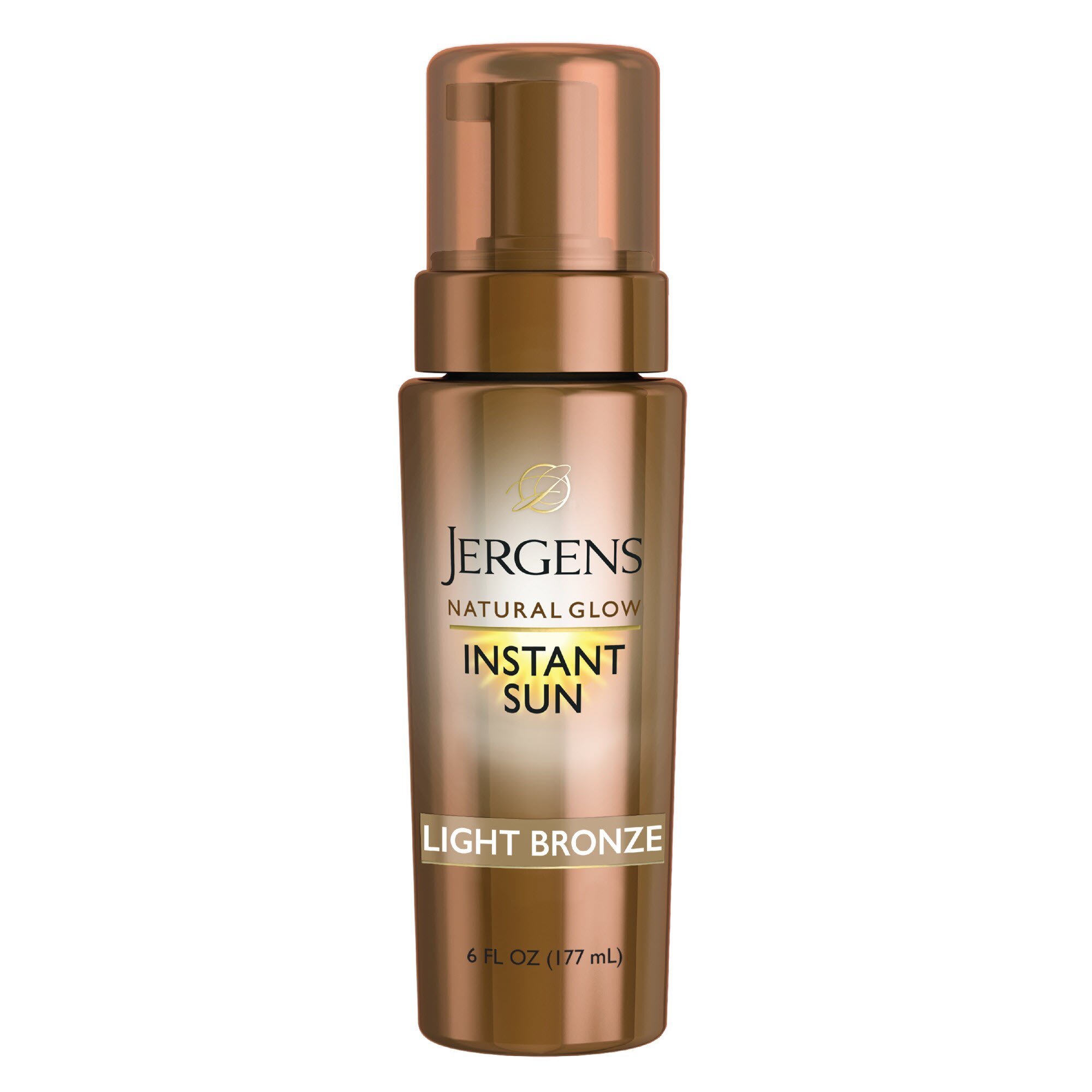 Jergens Natural Glow Instant Sun - Espuma hidratante