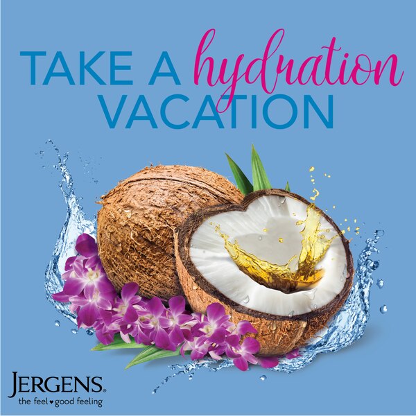 Jergens Wet Skin Moisturizer Coconut Oil, 10 OZ