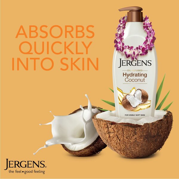 Jergens Hydrating Coconut Moisturizer, 16.8 OZ